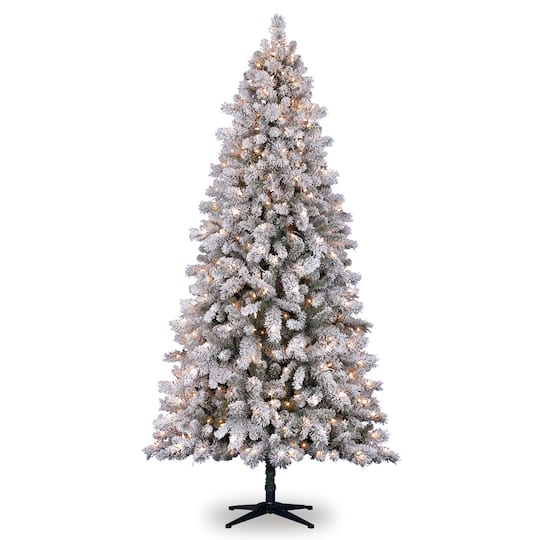 7.5Ft Pre-Lit Vermont Pine Artificial Christmas Tree, Clear Lights By Ashland� in White | Michaels�